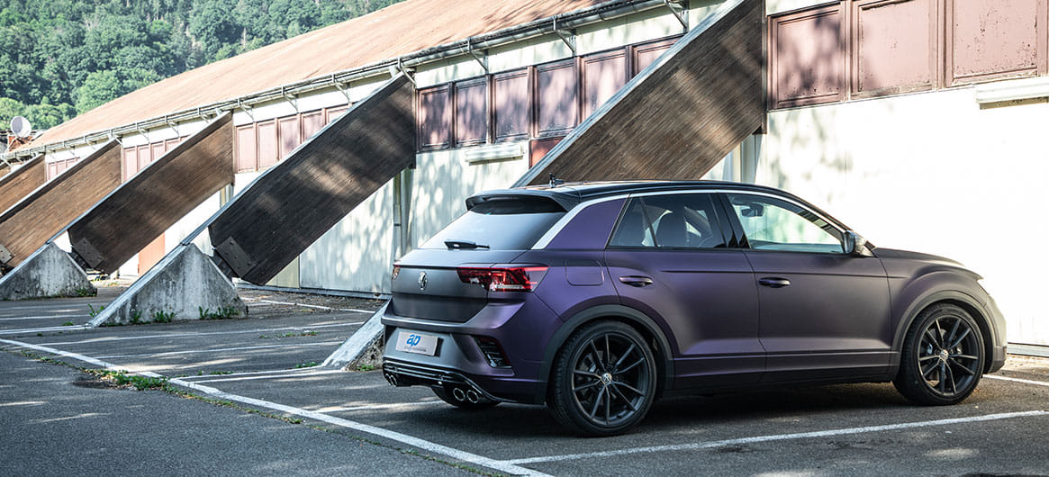 The ap coilover kit enables better handling even for the sporty VW T-Roc R.