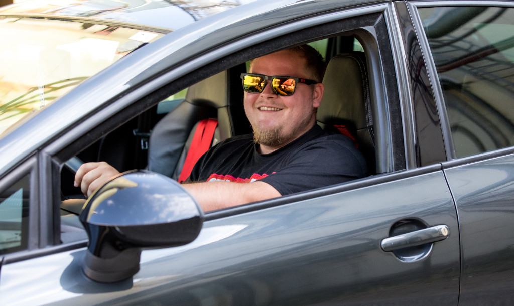 Lucas is quite proud of his Seat Leon Cupra R