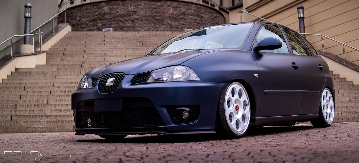 My Seat Ibiza 6j 2009 1.6 with 17 inch and coilovers, love it! : r/seat